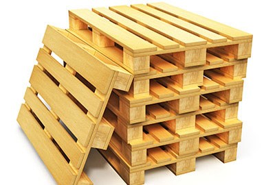 stack of wooden pallets