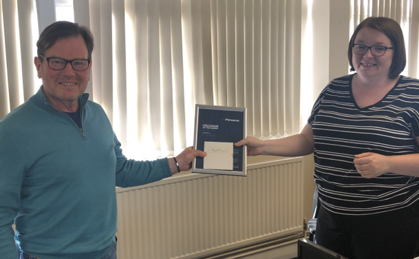 Pitreavie Packaging Colleague of the Month January 2022 Jill Henderson