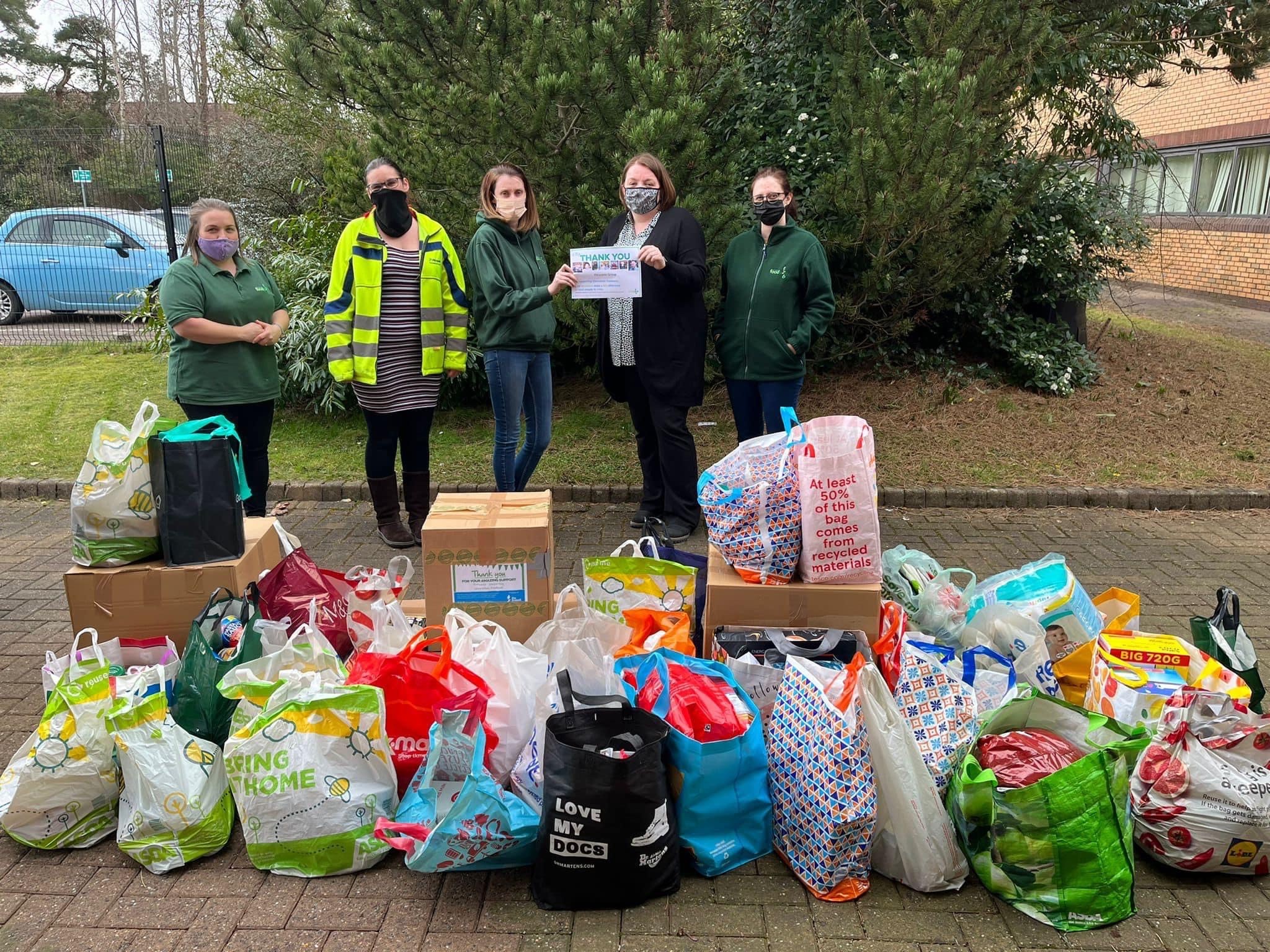 pitreavie packaging donation to glenrothes foodbank