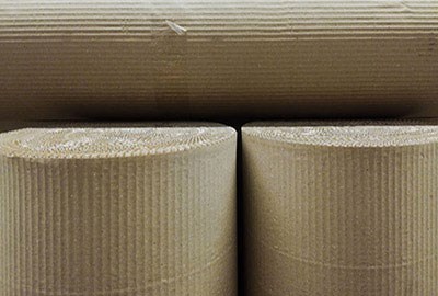 stock packaging cardboard rolls and sheets
