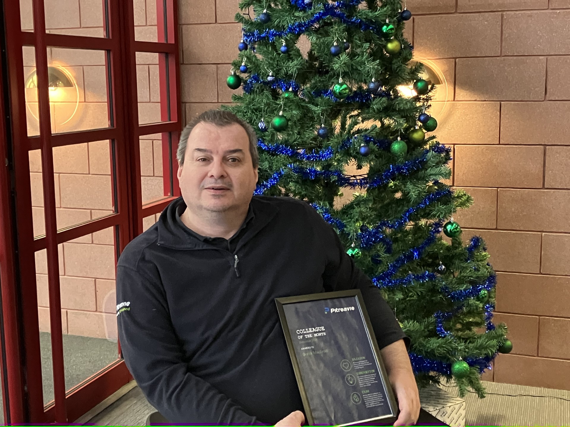 Colleague of the Month December 2023 Derek MacLeod