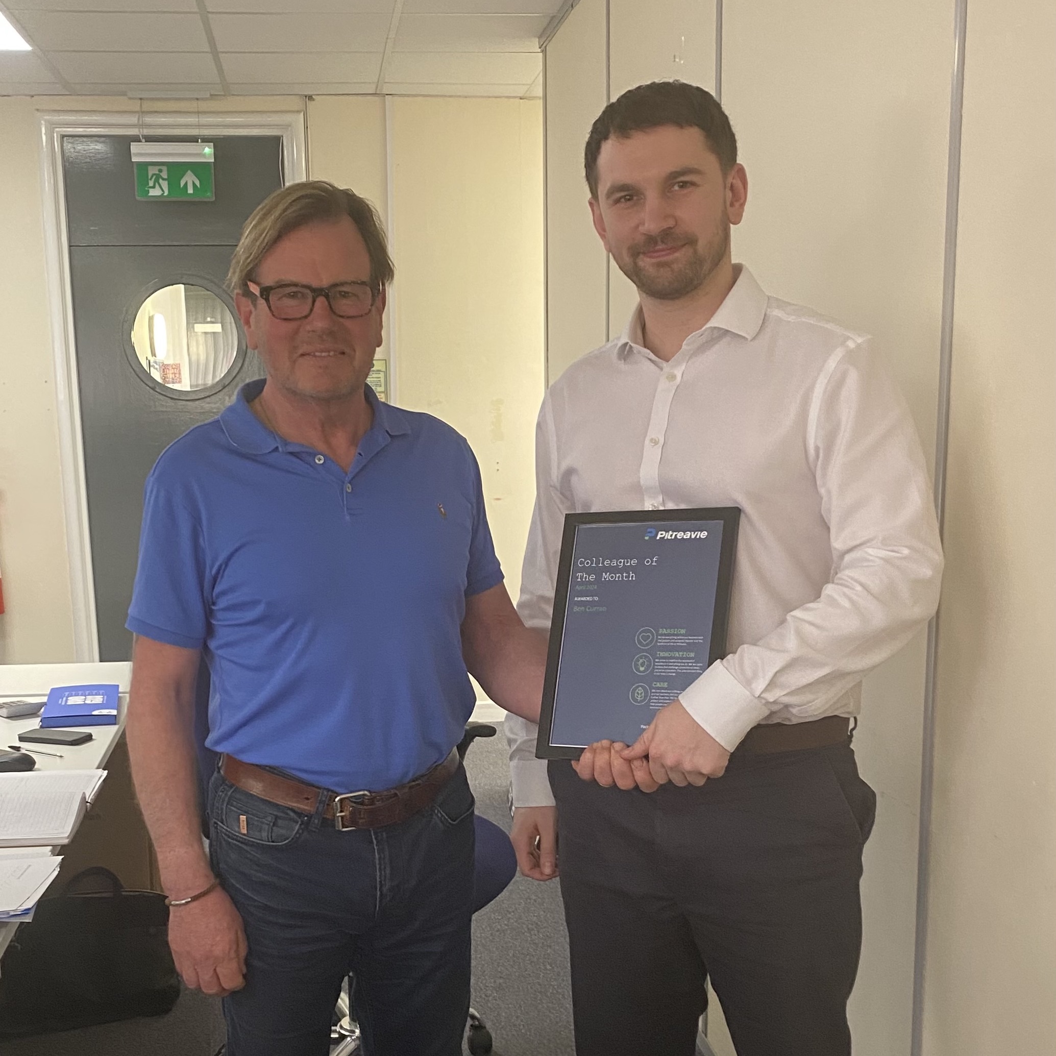 Pitreavie Packaging Colleague of the Month April 2023 Gavin Thomson