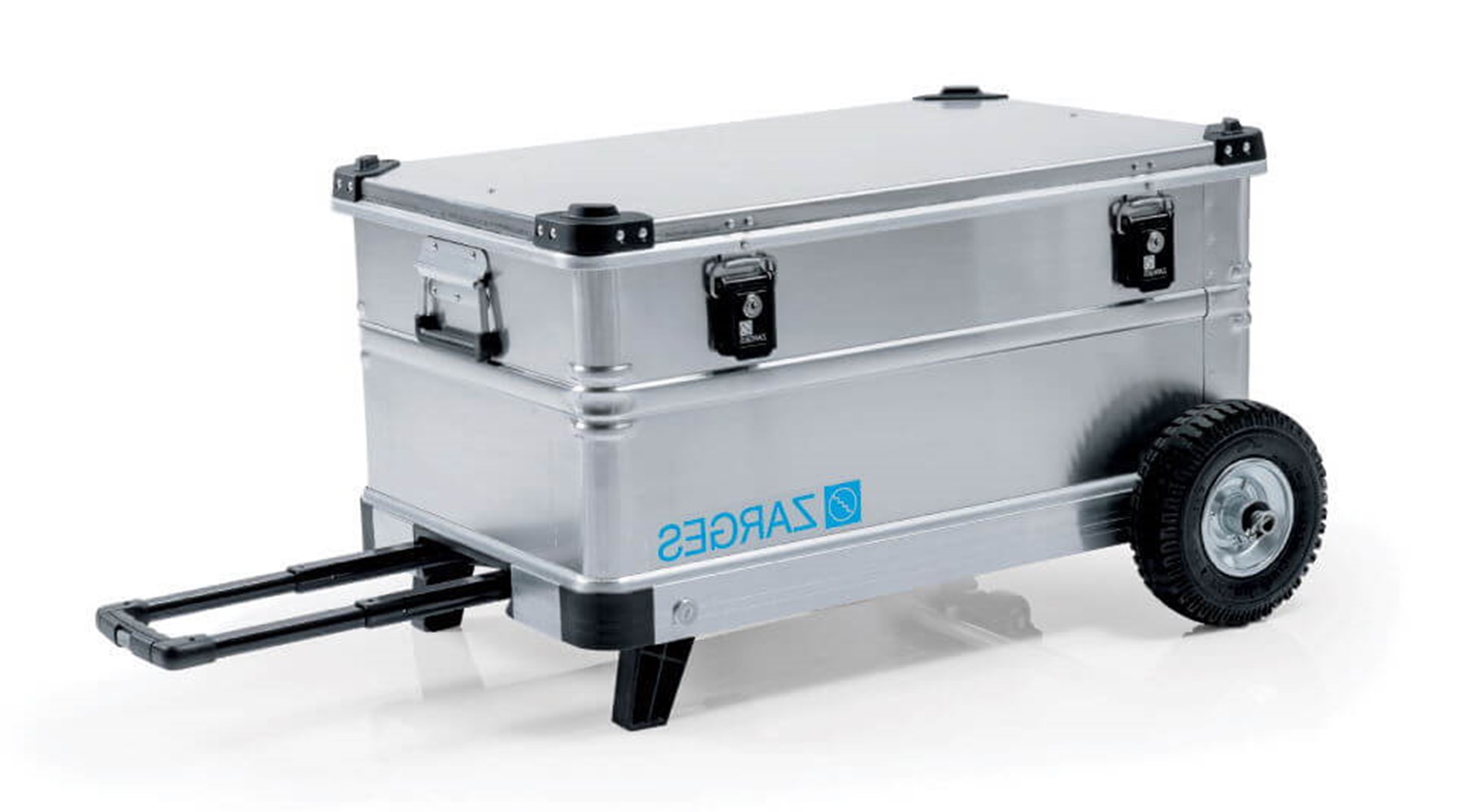 zarges case with wheels and extended handle