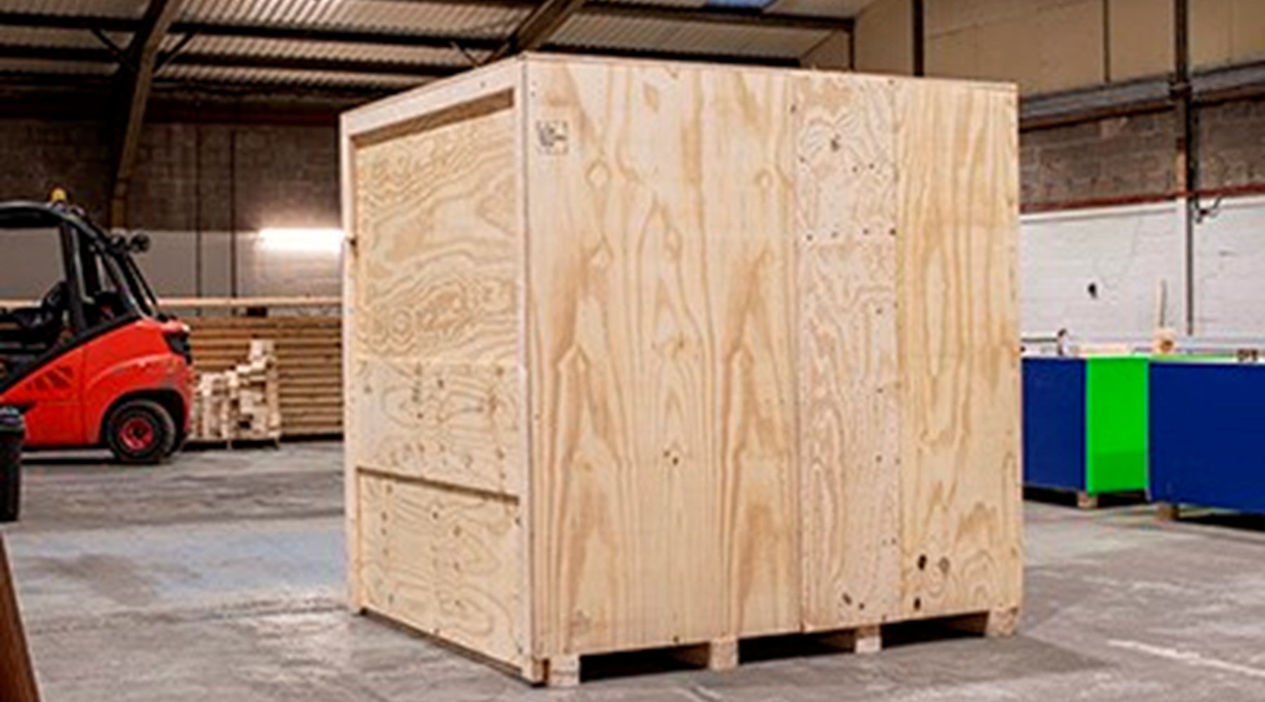 timber and plywood crates