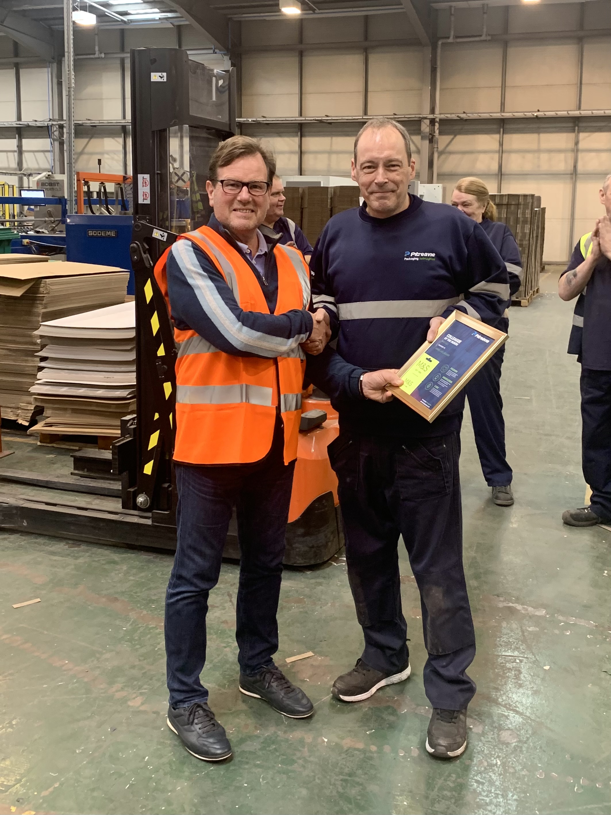 Pitreavie Packaging Colleague of the Month May 2022 James Gallagher