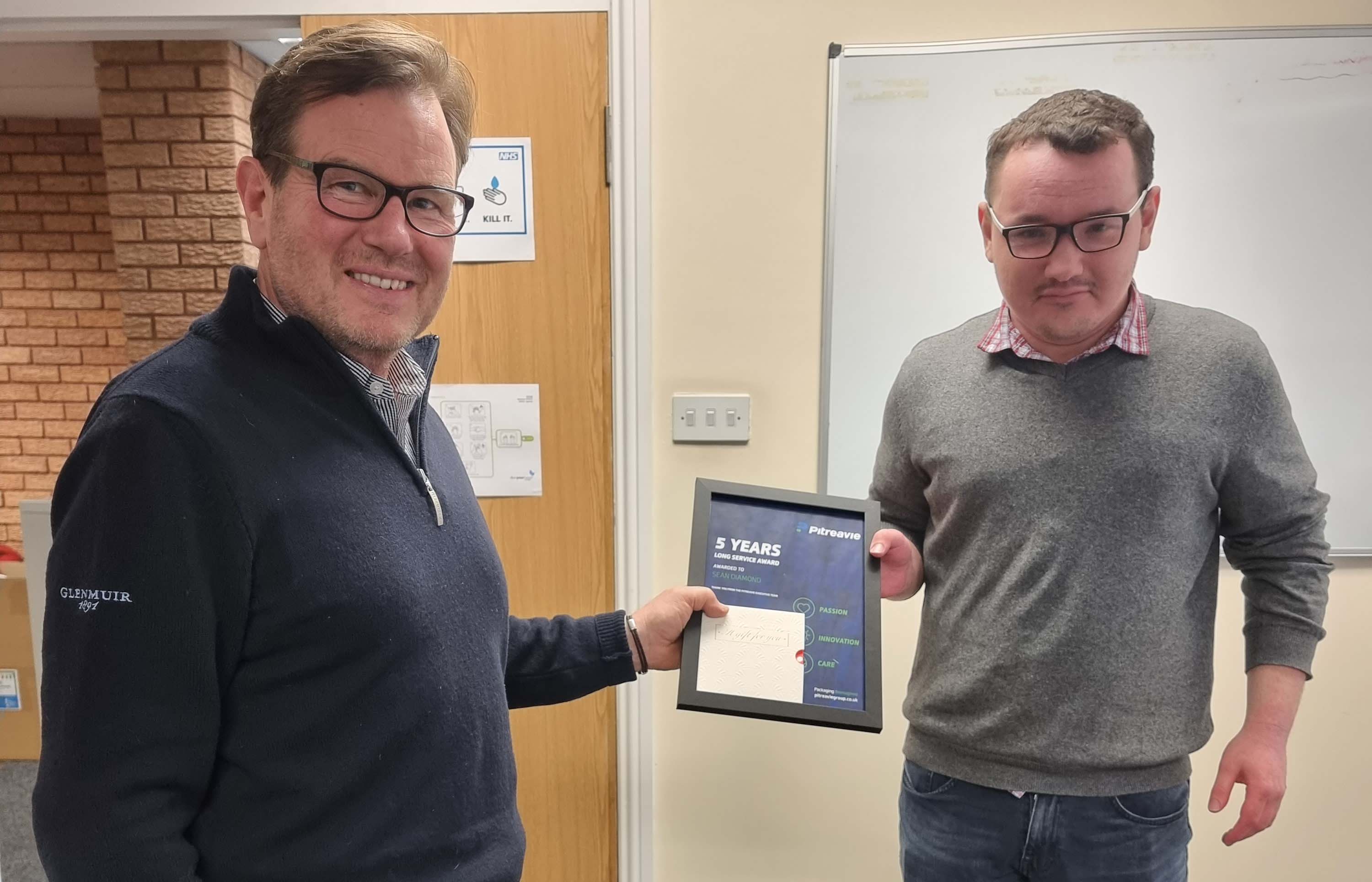 pitreavie packaging sean diamond stephen heslop