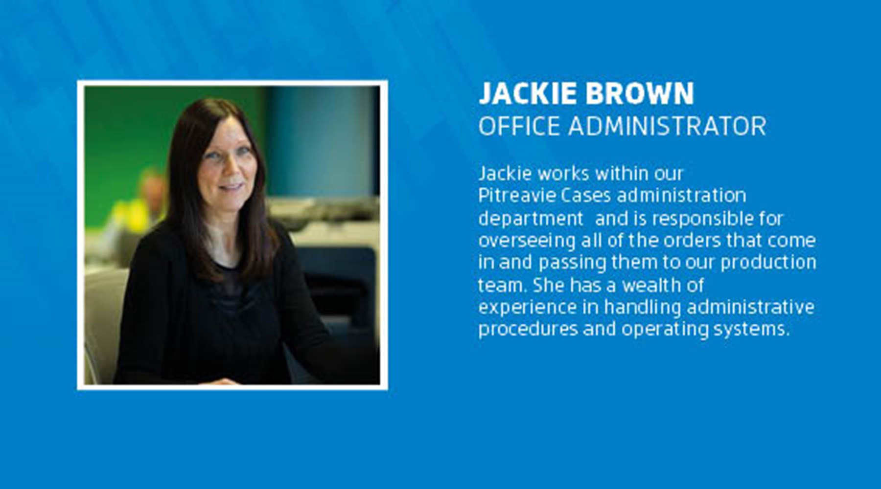 Jackie Brown Pitreavie Cases