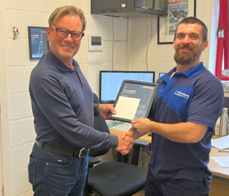 Pitreavie Packaging Colleague of the Month January 2020 Grant Baillie